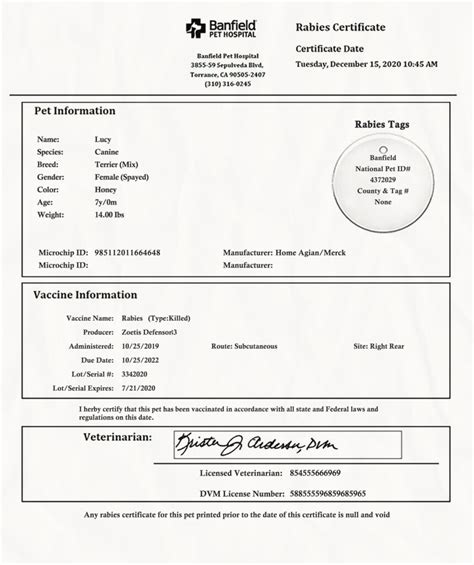 banfield animal clinic|banfield rabies tag lookup.